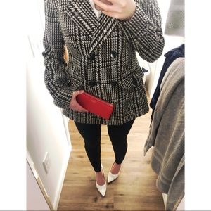 VINTAGE Tommy Hilfiger Double Breasted Tweed Blazer Jacket